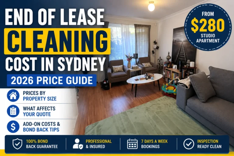 End of Lease Cleaning Cost Sydney 2026 | Full Price Guide