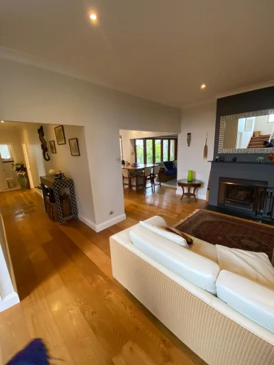 Living room cleaned and arranged after professional Bond cleaning in Sydney